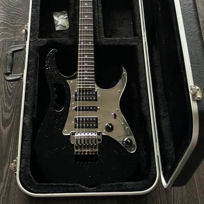 Ibanez JEM 7 DBK Black Industrial Finish with Mirror Guard Steve Vai Breed Pickups image 4