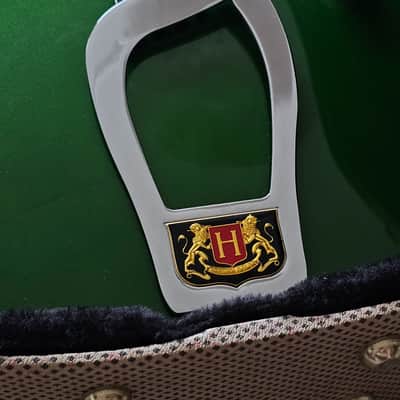 Hagstrom VIKDLXCUS-EDG Viking Deluxe Limited Edition Semi-Hollow 2010s - Emerald Green image 4