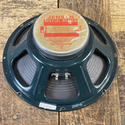 Jensen C12N Vintage Ceramic 12" 50-Watt 4ohm Guitar Speaker 2010s - Green image 1