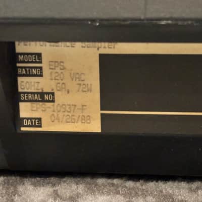 Ensoniq EPS Performance Sampler 1988 -Performance Sampler – 4X Memory Expansion + SCSI image 11