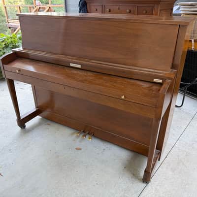Baldwin Hamilton studio upright piano + bench image 7