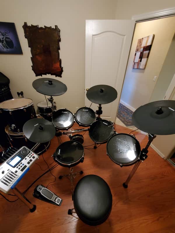 Alesis DM10 X Kit Electronic Drum Set 2010s - Black image 1