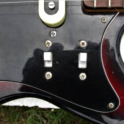 Rhythmline Guitar, 1960's, Japan, 2 Pickups, Sunburst, Case image 12