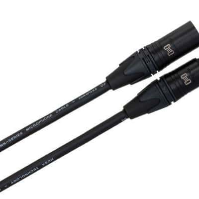 Hosa CMK-015AU Edge Microphone Cable Neutrik XLR3F to XLR3M 15ft image 2
