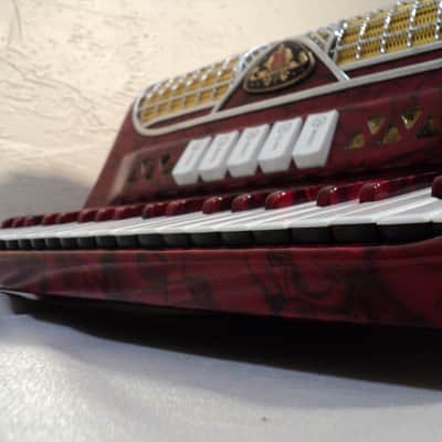 Vintage Borsini Bros. Gaviani Special Italian Accordion w/ Case image 9