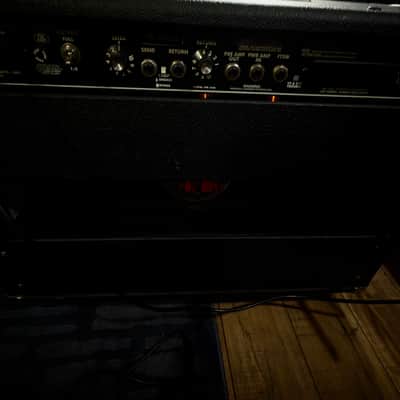 Fender Pro Reverb amp 1x12 Jensn Speaker 2002 - Black image 12