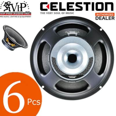 6x Celestion TF1225e 12" pressed steel chassis, ferrite magnet bass/mid driver 8 Ohm image 4