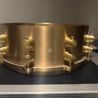 DW 5x14 True Cast bell brass snare #20 of 100 - Sand cast bronze image 5