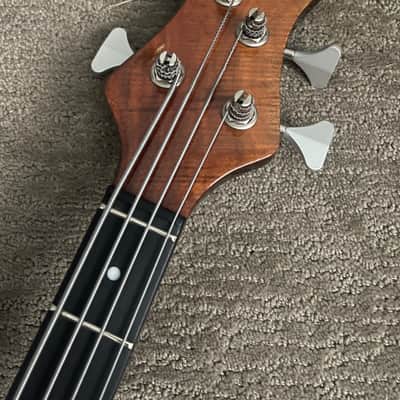 Maruszczyk PI Frog Wojtek Pilichowski Signature 4-String Bass (2023) - Koa w/gig bag image 6