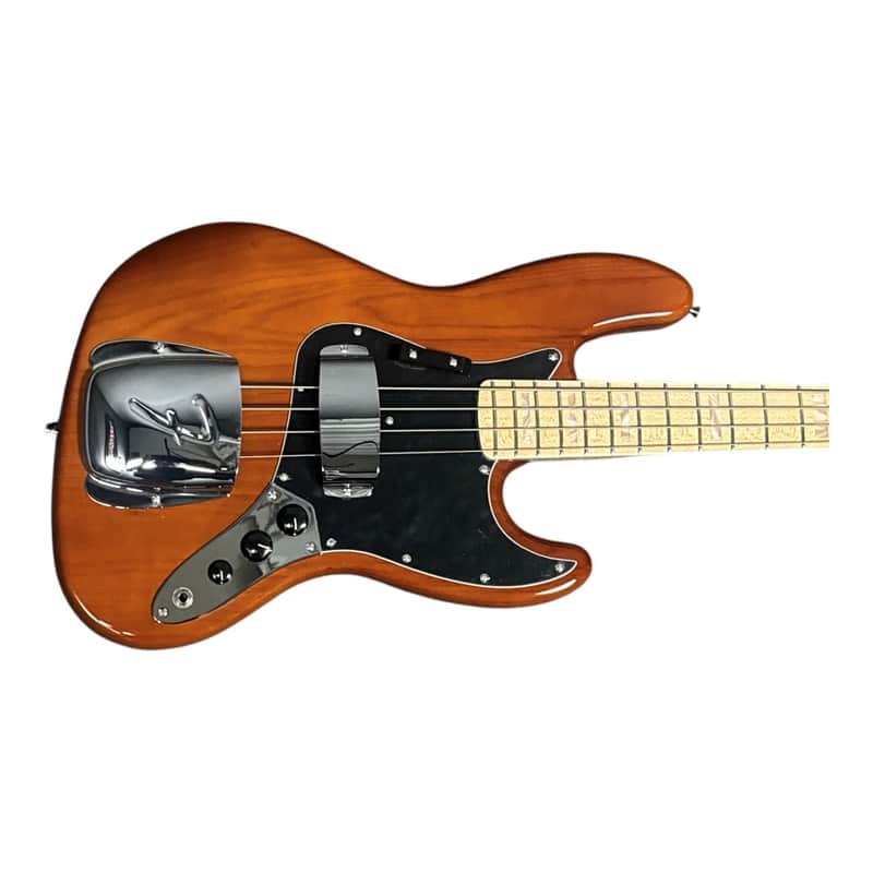Fender Custom Shop 1975 NOS Jazz Bass, Faded Walnut/BEM *IN STOCK* image 1