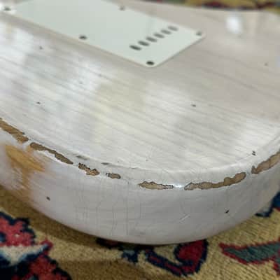 Fender Custom Shop '59 Heavy Relic Stratocaster 2022 Aged White Blonde image 15