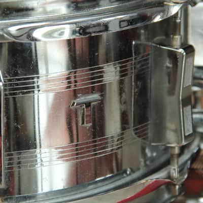 RARE Vintage snare Tacton 6.5x14 Steel 1970s GDR image 6
