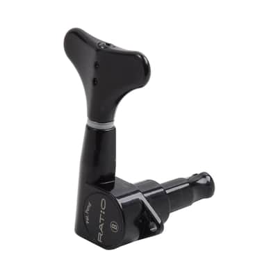 Graph Tech Ratio Bass 6 String Y-Style Button 3+3 - Black image 2