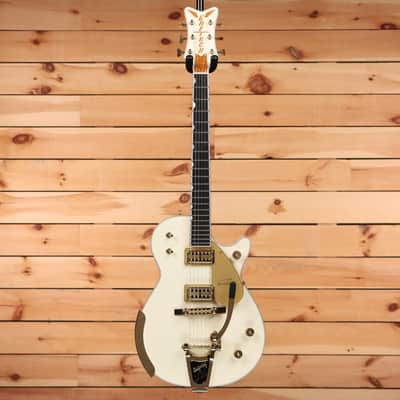 Gretsch G6134T-58 Vintage Select '58 Penguin with Bigsby - Vintage White - JT25103421 - PLEK'd image 4