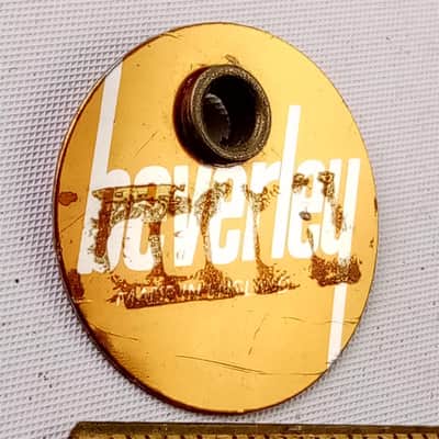 Beverley Brass/White Made In England Badge Vintage60 Premier Bass/Snare/Tom Drum image 2