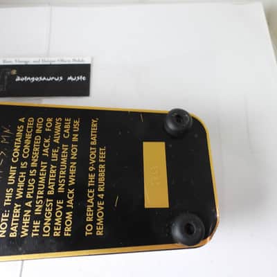 Rare Vox V847 Wah Limited Edition Gold Plated Effects Pedal Free USA Shipping image 10