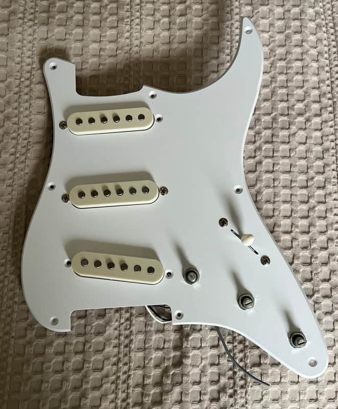 Pre-wired Loaded Strat Pickguard with Classic Vibe 70s Pickups image 1