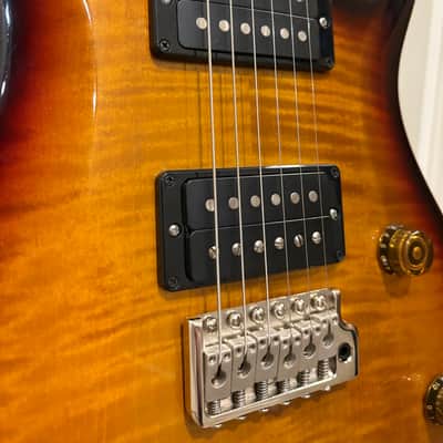PRS CE-24 Amber Sunburst 2022 - with Black Satin neck image 2
