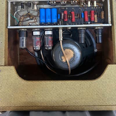 1953 Fender Deluxe Wide Panel 5C3 Recover image 7