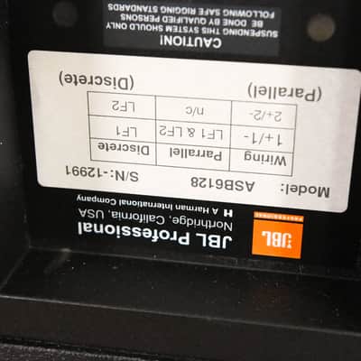 JBL ASB6128 High Power Dual 18" Passive Subwoofer CG012ED *ASK FOR SHIPPING* image 8