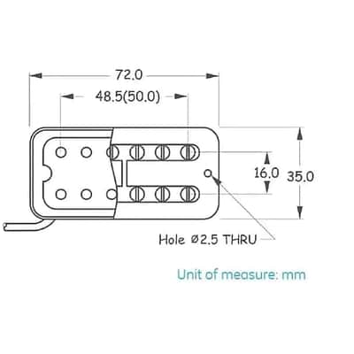 Filtertron Alnico II Guitar Mini Humbucker Pickup Neck and Bridge Set image 4