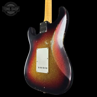 Fender Custom Shop 1963 Stratocaster Relic 3 Tone Sunburst Sparkle w/case TSLTD4OF10 image 7