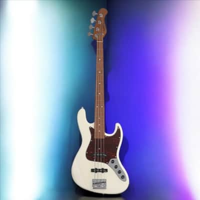 Sadowsky MetroExpress 21-Fret Vintage J/J Bass, Morado Fingerboard, 4-String - Solid Olympic White High Polish image 2
