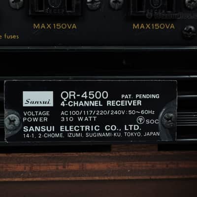 Vintage Sansui QR-4500 Quad Receiver – Working, Serviced, Tested – No Warranty image 16