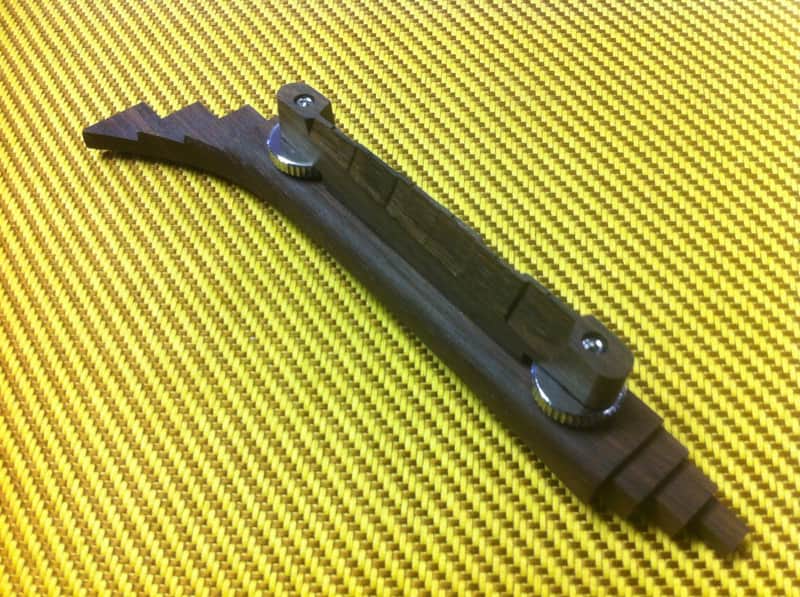 GRETSCH JAZZ ARCHTOP ROSEWOOD GUITAR BRIDGE ART DECO Stairstep image 1