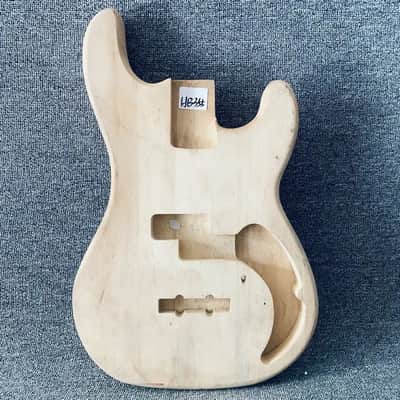 Unfinished Basswood 4 String Precision P Bass Style Body image 1