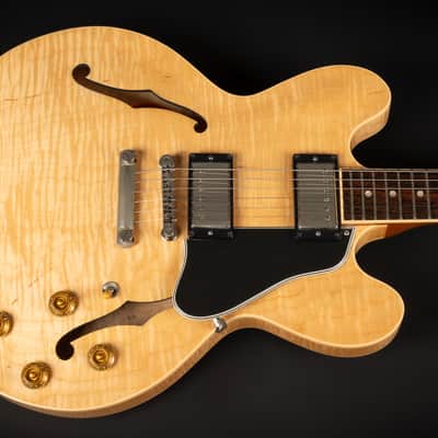 2006 Gibson Memphis Custom ES-335 Dot Figured - Antique Natural | USA Semi-Hollow Flame Maple Classic ’57 Humbucker 3.54kg | OHSC image 4