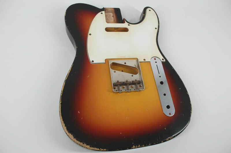 MJT Official Custom Order Vintage Aged Nitro Finish Guitar Body Mark Jenny VTT image 1