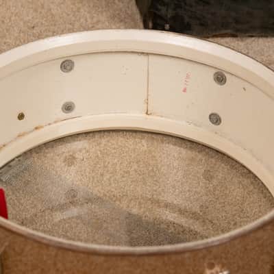 1965 Ludwig 5x14 Champagne Sparkle Pioneer Snare Drum image 8