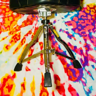 Tama HT730 1St Chair Ergo-Rider Trio Drum Throne 2010s - Black/Chrome image 3
