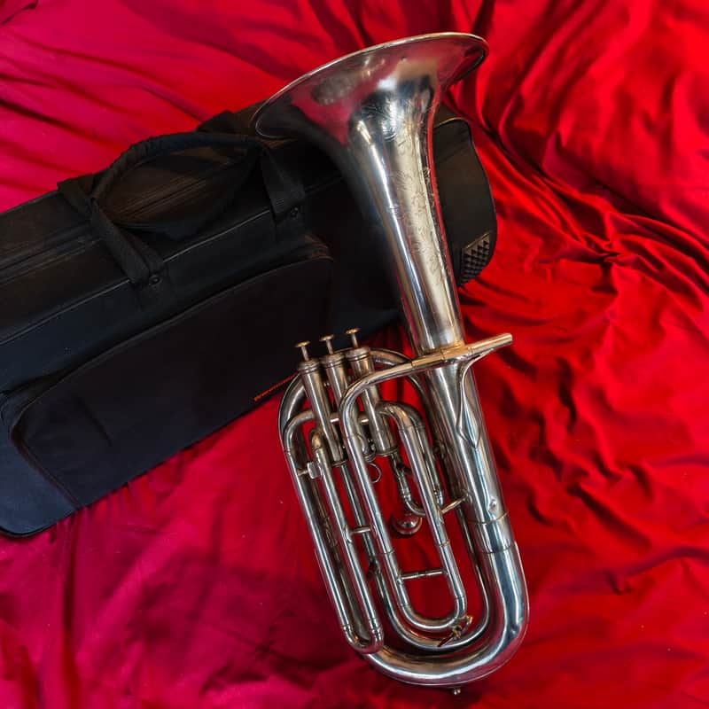 Besson Prototype Class A Euphonium / Saxhorn Early 20th century - Silver image 1