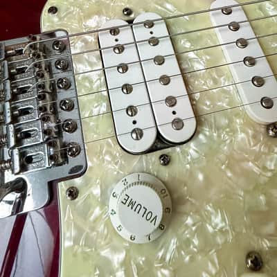 2008 Fender Standard Stratocaster MIM HSS - Midnight Wine image 19