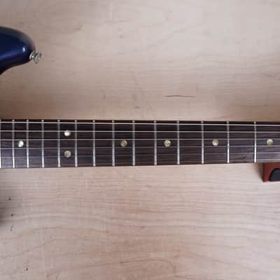 Fender Mustang 1977 Metallic Navy Blue Refinish USA Vintage w/ Hard Case image 3