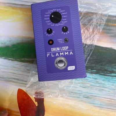 Flamma FC01 Drum Loop 2021 - Present - Purple electric guitar drum loop effect pedal percussion, drum synthesizer image 12
