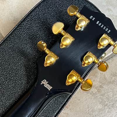 2025 Gibson Chambered Les Paul Custom Ebony Ultra Light Aged Murphy Lab image 12