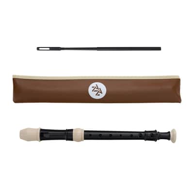 ZAZA- High-Quality Soprano Recorder with Zipper Bag, Cleaning Rod, and Grease. Features EN fingering image 3