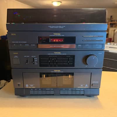 Toshiba SL-3149 Hi-Fi Stereo System Record Player 2 Cassette Equalizer Tested 🎶 image 2