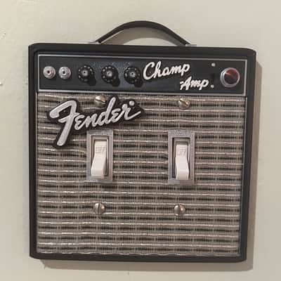 Bbguitar Fender Champ Amp Inspired Switch Plate 2025 - Blackface image 4