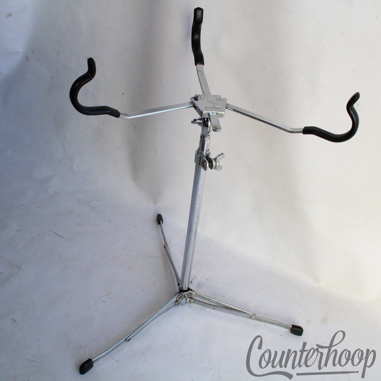 Ludwig WFL Flat-Base Snare Drum Stand Chrome Flush Chicago Vintage 50s Chrome* — main photograph