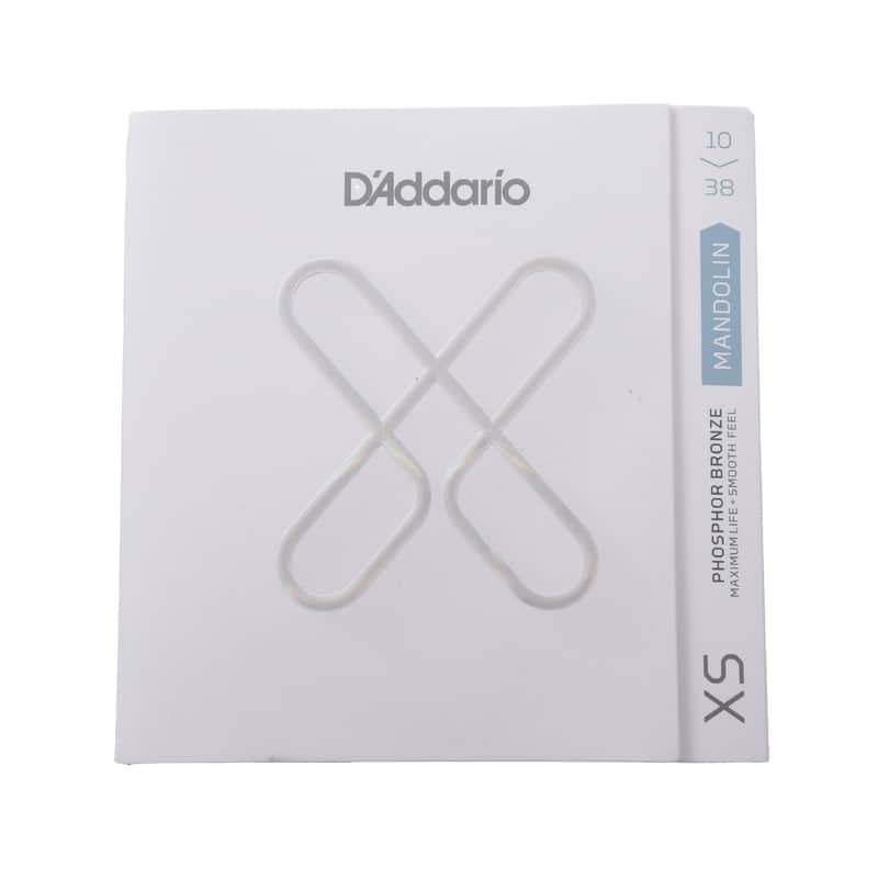 D'Addario XSM1038 XS Phosphor Bronze Coated Mandolin Strings - Light (10 - 38) image 1