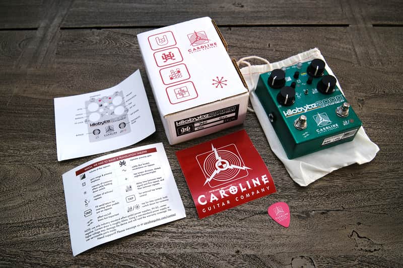 Caroline Guitar Company Kilobyte 2000 Lo-Fi Tap Delay – Limited Edition Philly Green image 1