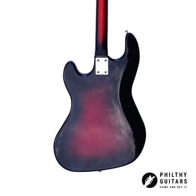 1966 Hofner 185 shortscale bass in Redburst Tocotronic (Vintage, Restored) image 22