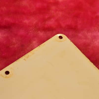 Vintage 1960's Fender Stratocaster Backplate Tremolo Cover Pre-CBS Strat 1950's image 8