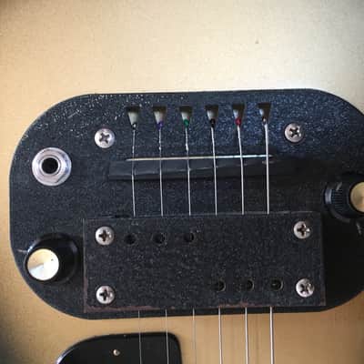Supro Ozark 1560s 1950's Bronze burst - now available for shipping! image 9