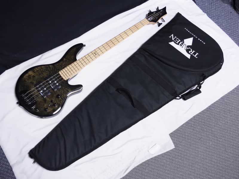 TRABEN Chaos Core 4-string electric BASS guitar Black Vapor | Reverb
