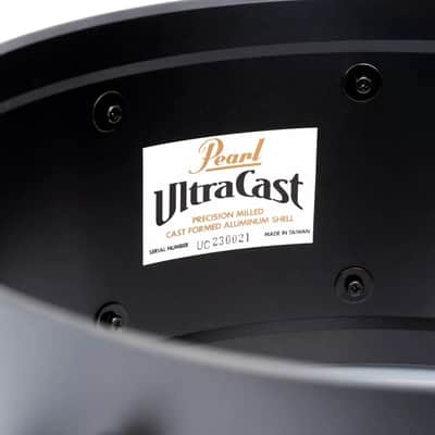 Pearl UltraCast 3mm Cast Aluminum Snare Drum 14x6.5 image 2